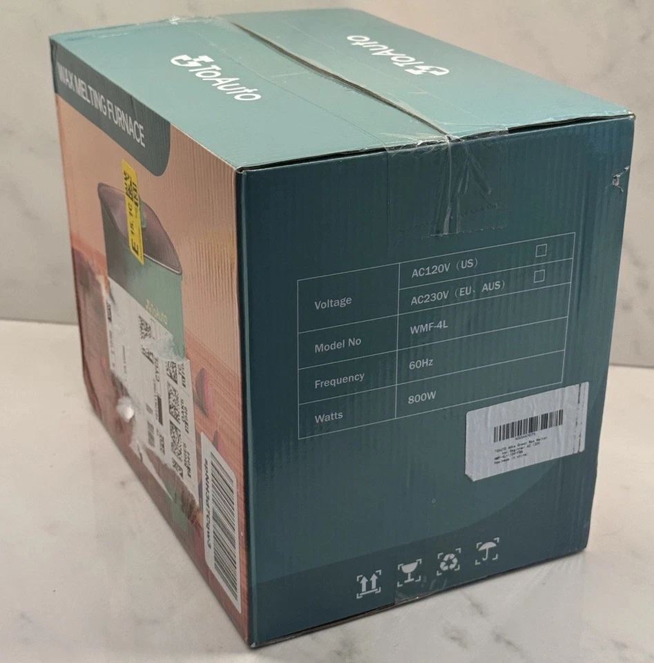 TOAUTO 4L Wax Melter Electric Melting Pot Pour Spout for Soap Candle Making 120V - Image 3 of 4