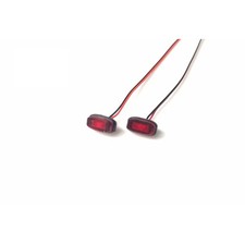 Degree 1/14 LED Side Skirts Light Marker Lamp For TAMIYA 56323 RC Tractor Truck