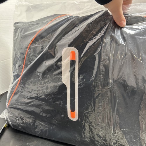 Uline Hi-Vis Polar Soft Shell Jacket Black+Orange Size Large $115 Retail - Picture 8 of 8