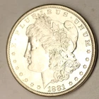 1881 S  MORGAN SUPERSTAR DMPL! GEM BU++++AMAZING MIRRORS! MUST SEE GEM