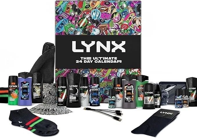 Lynx 24 Day Advent Calendar, The Ultimate 24 Day Calendar Gift Set Christmas Men - Image 3 of 3