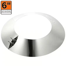 Storm Collar for 6 In. Double Wall Chimney Pipe