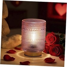 Battery Operated Decorative Lamp with Timer, Small Cozy Ambience 1 pack-Pink