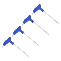 4 StüCk 4Mm SechskantschlüSsel T-Griff Doppelend-SchraubenschlüSsel, CR-V Stahl