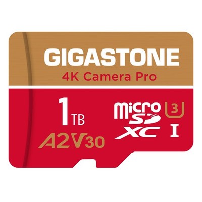 【5-Years Data Recovery】 GIGASTONE 1TB 4K Camera Pro, Pro 1-Pack 