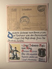 Feldpostkarte 27.11.1915 Bayern Oberleutnant an Frau General Kriebel M&uuml;nchen