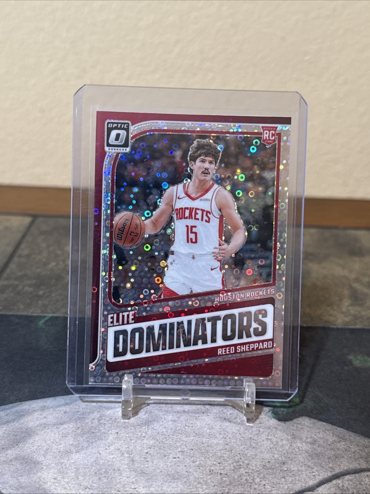 2024-25 Panini Optic Reed Sheppard #5 Elite Dominators Fast Break Holo Prizm(RC)