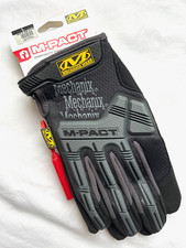 Mechanix Wear M-Pact Gloves Black Men's Touchscreen Capable Size L New