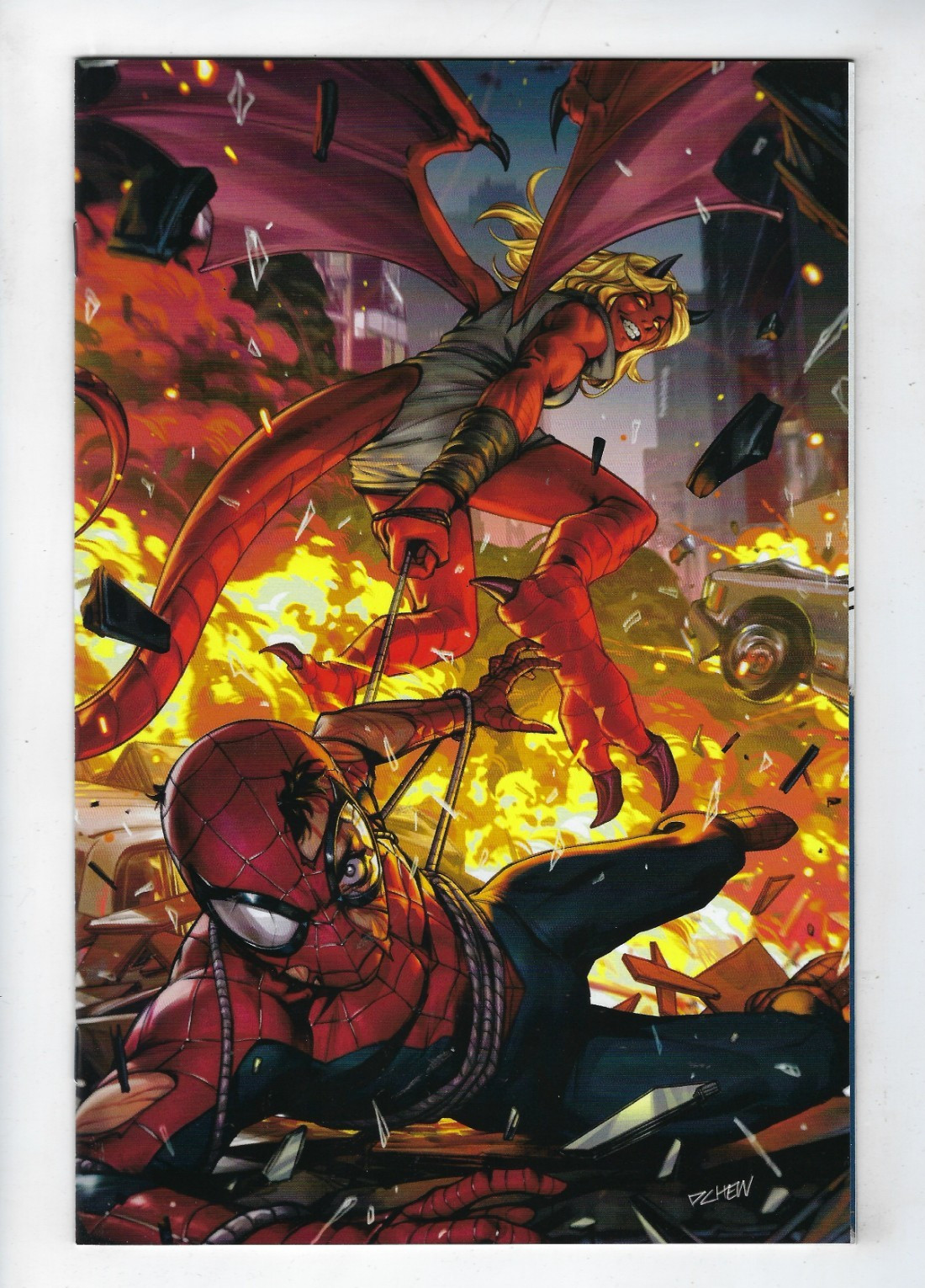 Amazing Spider-Man: Torn # 1 Derrick Chew Exclusive Virgin Variant Cover (2025)