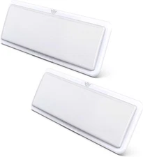 RV LED Ceiling Light 20"x6.5" 2-Pack 1450LM Touch Dimmer DC 12V Camper Trailer