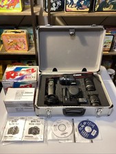 Canon Camera Bundle EOS 1200 D Rebel T5 18-55mm, 55-250mm, 55-250mm Lens, Case