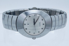 Rado Ovation Quartz Silver Dial Men's Day-Date Used Watch (TF1488)