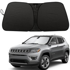 2026 Upgrade Front Windshield Sunshade fit for Jeep Compass 2017-2025 Reflect...