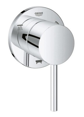 Grohe 187000 Atrio 3-Port Diverter Trim Kit Chrome   Open Box