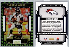 2023 Score Russell Wilson Extraterrestrial Alien Case Hit Parallel #70 Bronocs