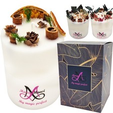 Duftkerze Aromatherapie Raumduft Aromakerze Kerze Geschenk Box Licht Präsent