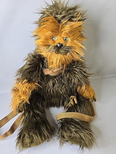 Disney Parks Star Wars Chewbacca Chewie zaino peluche 25" peloso Wookie Buddy