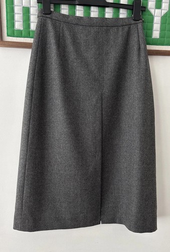 Vintage Burberrys Sample BNWT Grey Ladies Size 10 12 Pleated Skirt Burberry New - Picture 10 of 12
