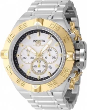 Invicta Subaqua Noma IV Chronograph GMT Quartz Silver Dial Men's Watch 48196