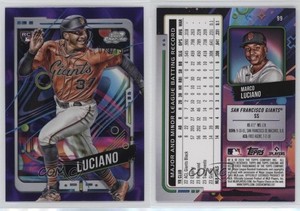 2024 Topps Cosmic Chrome Purple Nebula Refractor /150 Marco Luciano Rookie RC
