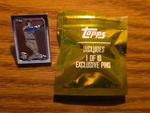 2024 Topps Update Series - Trading Card Enamel Pins Shohei Ohtani #1 OF 10