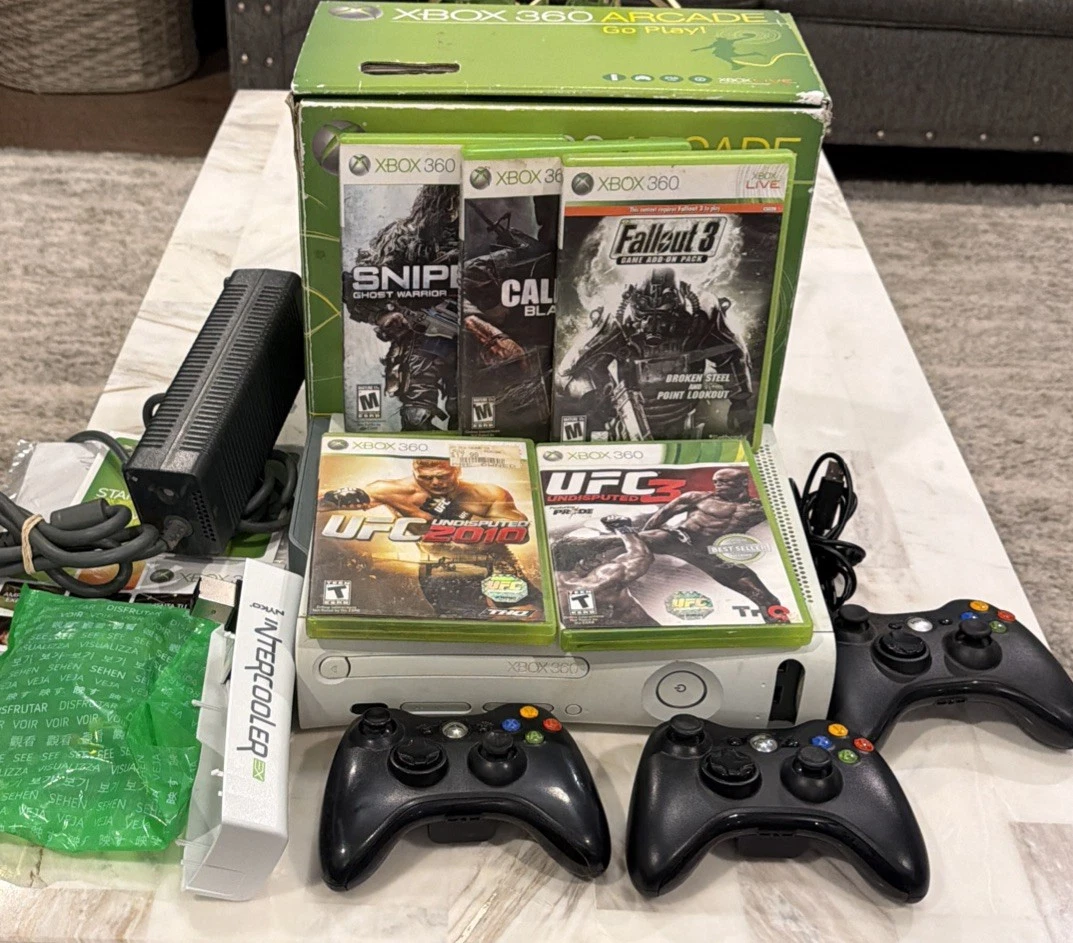 Microsoft Xbox 360 Arcade White Video Game Consoles for sale | eBay