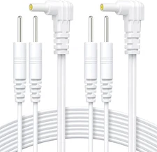 Durable Lead Wires for TENS EMS Units (2 Packs), Standard Leads with 40,00