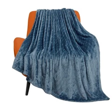 Fleece Blanket Super Soft Plush Throw Blanket Twin Size 60" x 80", Cozy Fuzzy...