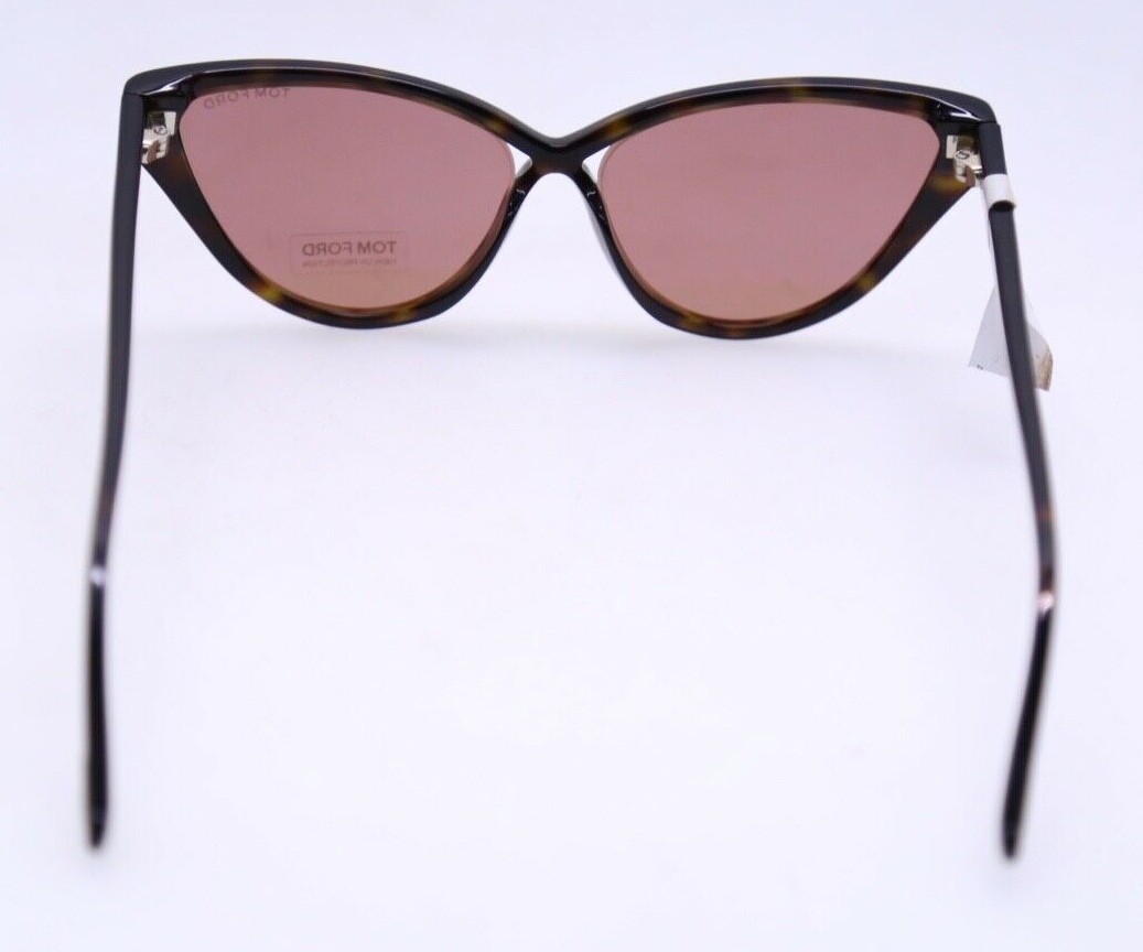 Tom Ford Cateye Sunglasses TF740 Charlie-02 52E Dark Havana