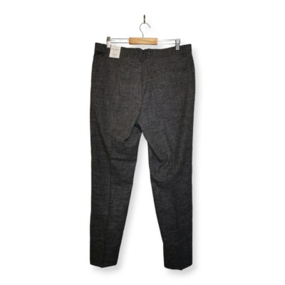 River Island Hose Herren Größe 34 W 32 L Grau Slim Fit Skinny Style Anzughose