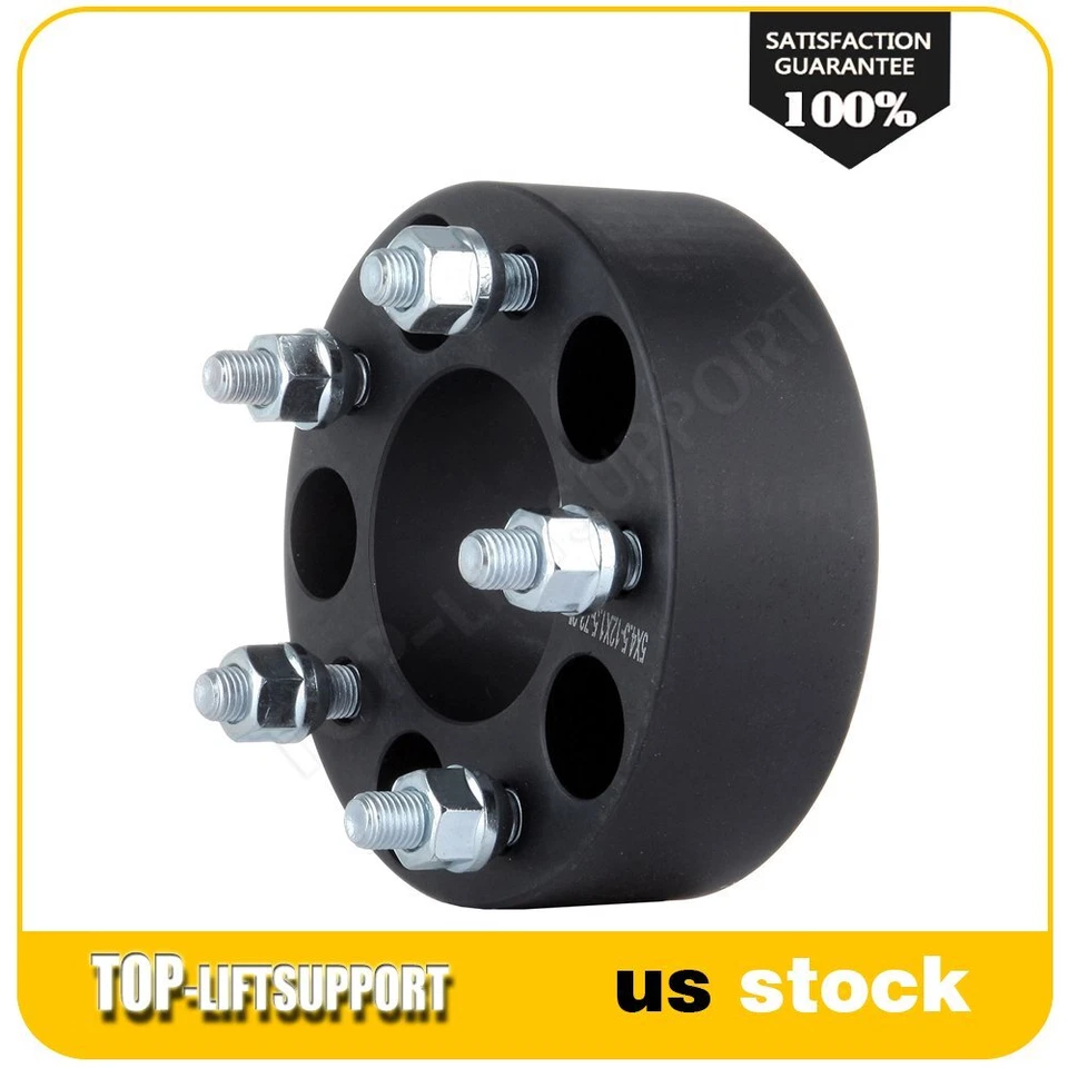 2x 2 inch 5x4.5 5x114.3 Wheel Spacers 12x1.5 For Toyota RAV4 Tacoma Honda Accord - Image 4 of 4