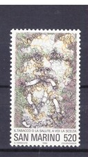 Francobolli San Marino 1980 Lotta Tabacco 520 L MNH SAS1052