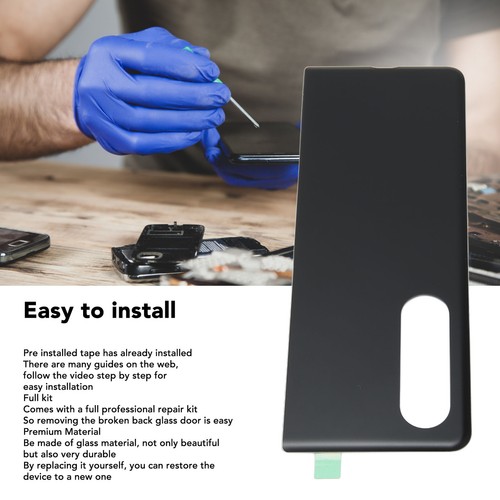 Phone Rear Glass Cover Replacement Back Glass For Z Fold 3 SM - Zdjęcie 3 z 12