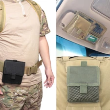 Tactical Mesh Bag Multi-Purpose Nylon Utility Adapter Pouch Tool Holder Pouch US