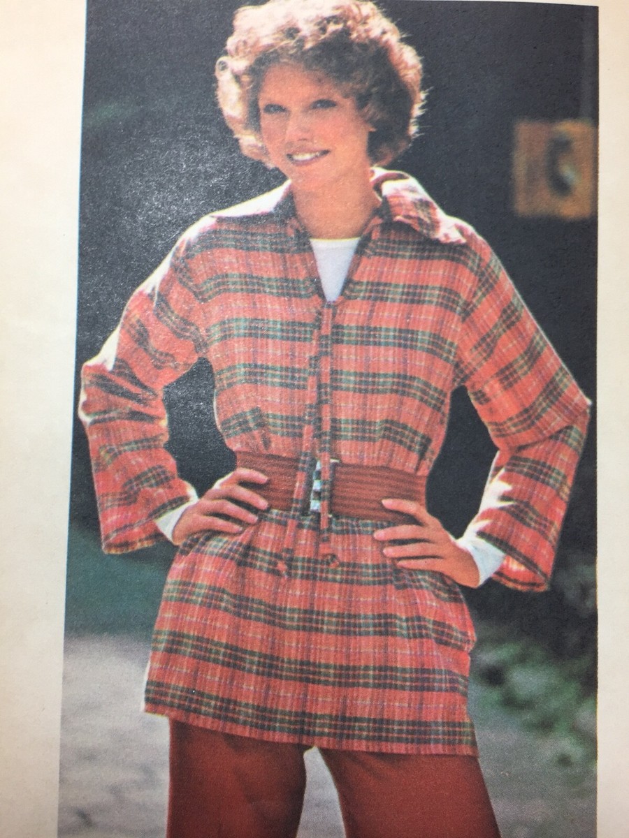 VINTAGE 1970s TUNIC TOP Hoodie SEW & GO EASY Butterick 4615 VINTAGE 1970s TUNIC TOP Hoodie SEW & GO EASY Butterick 4615