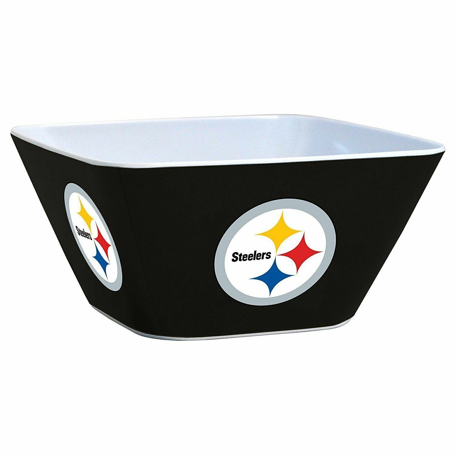 NFL Pittsburgh Steelers Melamine Bowl Football Tailgate Serving Party 4 ...