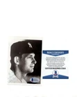 BOBBY COX YANKEES RARE SIGNED PERSONALIZED SMALL PHOTO BECKETT E33613