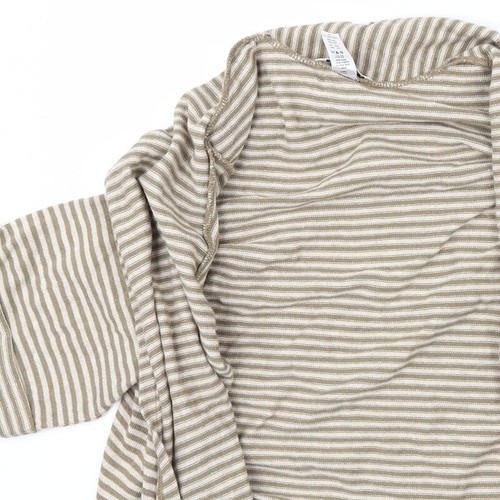 George Womens Brown Striped Jacket Size 12 - Picture 8 of 12