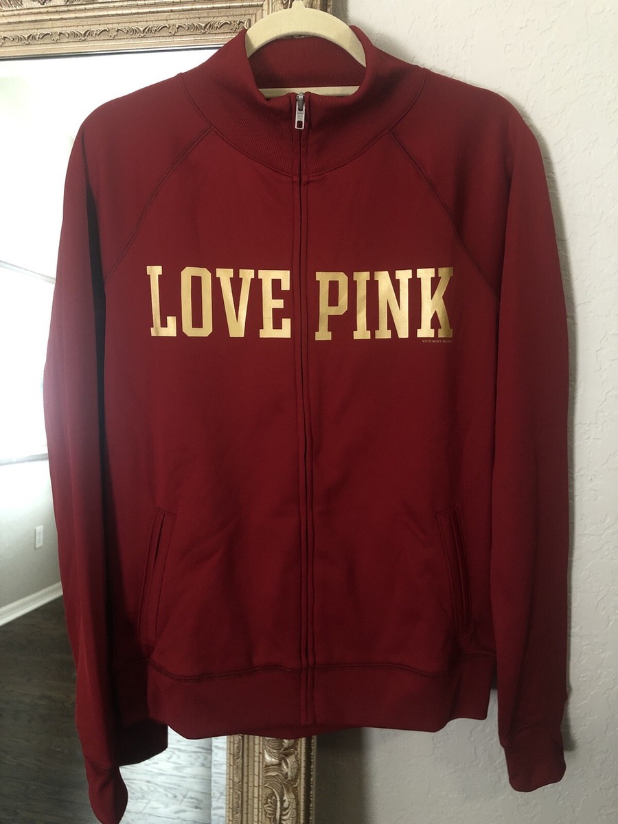 Veste Victoria's Secret PINK Florida State (FSU) - Taille L - Neuf Avec étiquette - Grenat