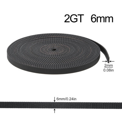 Htd 3m Gummi-Synchronriemen Close-Loop Getriebezahnriemen 10/15mm Breite Günstig