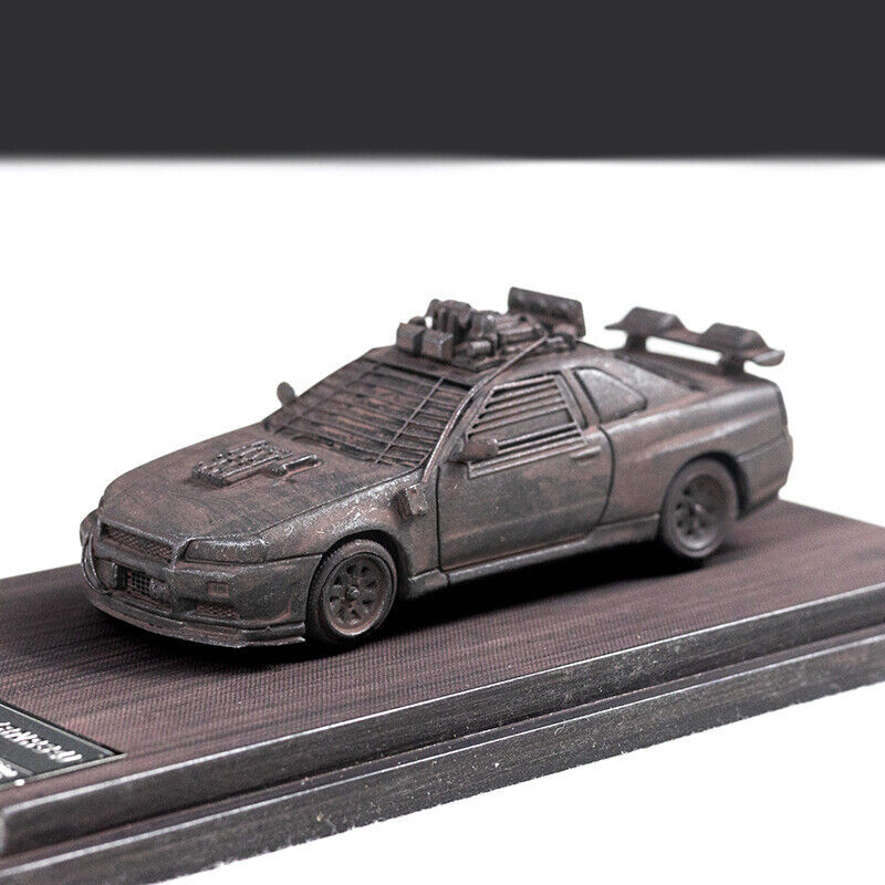 SH 1/64 Scale Nissan GTR R34 Mad Max Version Diecast Car Model Toy