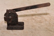 Metal trabajador banco cortador doblador y punzón herrero cuchillo fabricante joyero herramienta