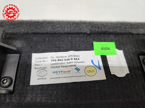 ⭐ 11-18 Porsche Cayenne 958 Rear Trunk Floor Carpet Liner Mat Cover Panel Oem - 第 14/14 張圖片
