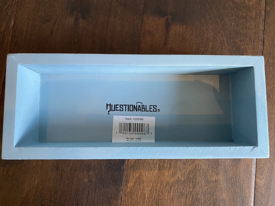 Coffee Because Hating Your Job Should Be Done with Enthusiasm Box Sign (New) - Image 3 of 3