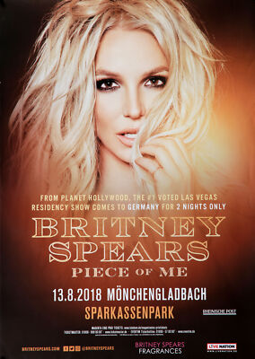 Britney Spears - Peace Of Me, Mönchengladbach 2018 | Konzertplakat | Poster