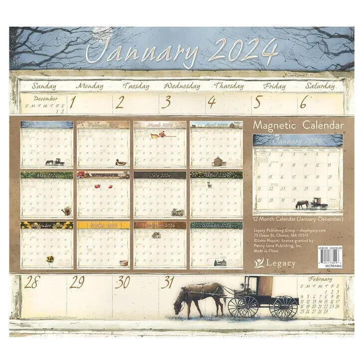 Legacy Life Itself 2024 Calendar Pad w eBay