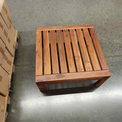 Ikea ÄPPLARÖ/APPLARO chair - table outdoor, brown stained, SOLID