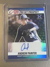 2021 Leaf Pro Set Blue Refractor 2/35 Andrew Painter RC AUTO