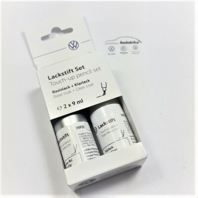 neu Original Volkswagen Audi Lackstift-Set LD7P kryptongrau-metallic D7P L D7P