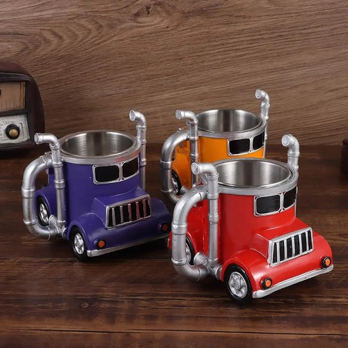 Durable Truck Coffee Mug Semi Truck Handcrafted Coffee Cup Semi-trailer - Picture 2 of 12